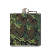 スペーパーソナライズされたド迷彩柄 フラスク (裏面)