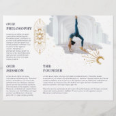 スホリスティックテナルサンムーンダークインクヨガトリフォールド (裏面)