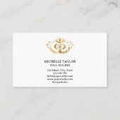 スホリスティックテナルムーンサードアイヨガビジネスCa 名刺 (裏面)