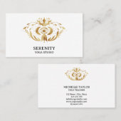 スホリスティックテナルムーンサードアイヨガビジネスCa 名刺 (正面/裏面)