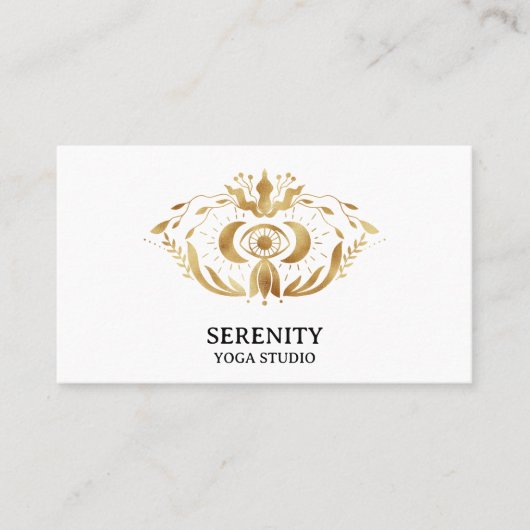 スホリスティックテナルムーンサードアイヨガビジネスCa 名刺 (正面)