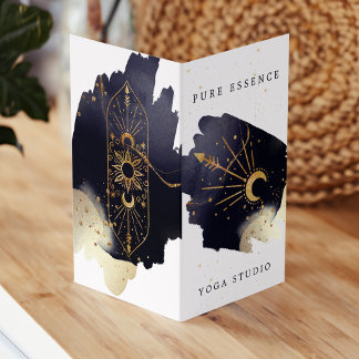 スホリスティックテリア太陽&ムーンダークウォーターコロウインク 名刺