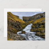 スボドフォス滝はがき ポストカード (正面/裏面)