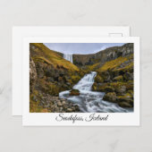 スボドフォス、アイスランド土産はがき ポストカード (正面/裏面)