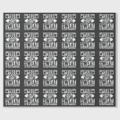 スポおもしろいーツトレーニング用の体育用重量挙げグラフィック ラッピングペーパー (フラット)