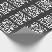 スポおもしろいーツトレーニング用の体育用重量挙げグラフィック ラッピングペーパー (角)