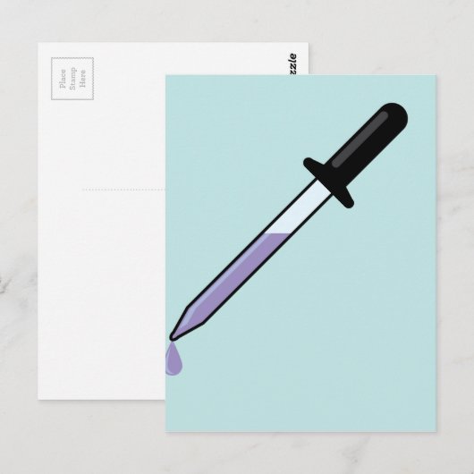 スポイト ポストカード (正面/裏面)