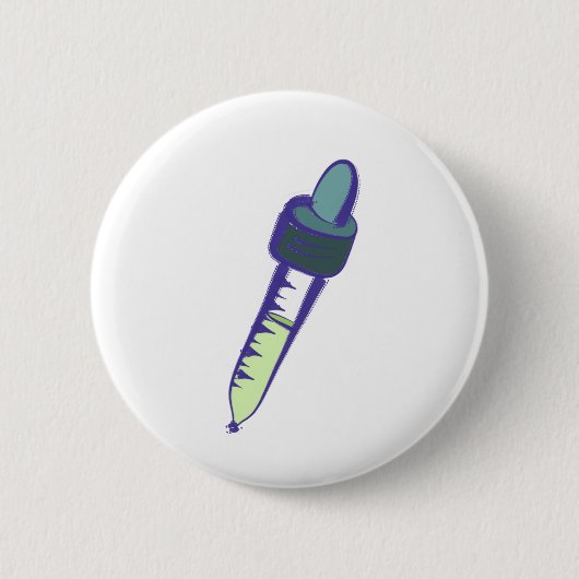 スポイト 缶バッジ (正面)