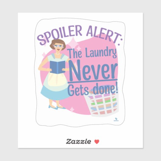 スポイラーは決して洗濯読の主婦をしなかった シール (シート)