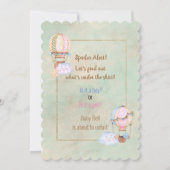 スポイラー警告ジェンダーリビールパーティの招待状 招待状 (正面)