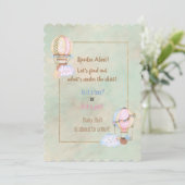 スポイラー警告ジェンダーリビールパーティの招待状 招待状 (スタンド正面)