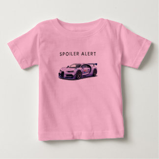スポイラー警告車 ベビーTシャツ