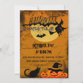 スポオクタキュラキャットアンドウィッチハローウィンパーティ 招待状 (正面)