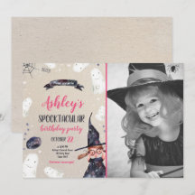 スポオクタキュラハロウィーンウィッチハット幽霊誕生日