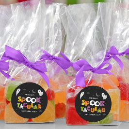 スポオクタキュラハローウィンパーティの好意シール ラウンドシール