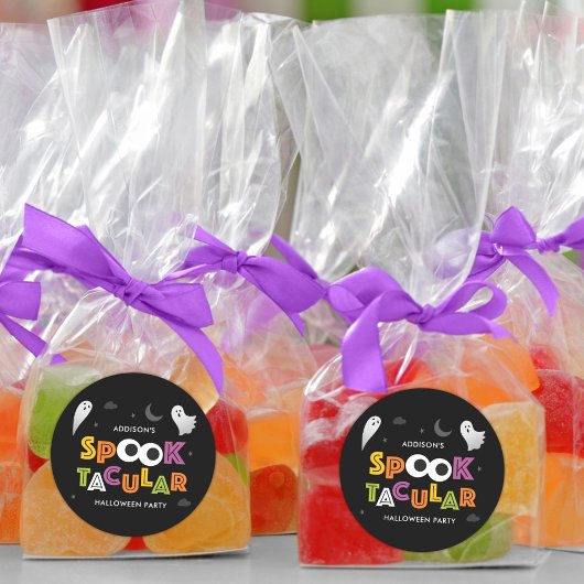 スポオクタキュラハローウィンパーティの好意シール ラウンドシール