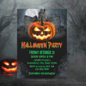 スポオクタキュラパンプキ幽霊のよく出るンハウスハローウィンパーティ 招待状