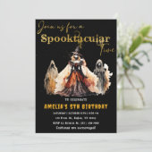 スポオクタキュラパーティーハロウィーンウィッチ誕生日 招待状 (スタンド正面)