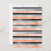 スポオクタキュラパーティーハロウィーン幽霊ボーイ誕生日 招待状 (裏面)