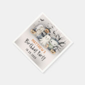 スポオクタキュラーキッズハロウィーン誕生日 スタンダードカクテルナプキン (角)