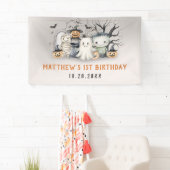 スポオクタキュラーキッズハロウィーン誕生日 横断幕 (インサイチュ)