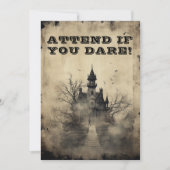 スポオクタキュラークリープマンションハローウィンパーティ 招待状 (正面)