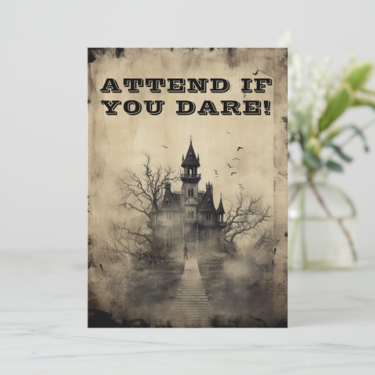 スポオクタキュラークリープマンションハローウィンパーティ 招待状 (スタンド正面)