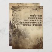 スポオクタキュラークリープマンションハローウィンパーティ 招待状 (正面/裏面)