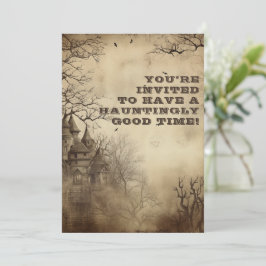 スポオクタキュラークリープマンションハローウィンパーティ 招待状