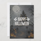 スポオクタキュラーダーク幽霊のよく出るハウスハローウィンパーティ 招待状 (裏面)