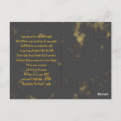 スポオクタキュラーハロウィン幽霊のよく出るハウスパーティー ポストカード (裏面)