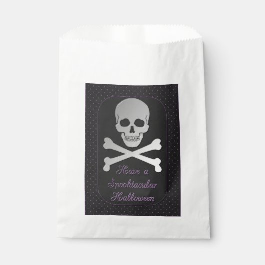 スポオクタキュラーハロウィーンスカル フェイバーバッグ (正面)