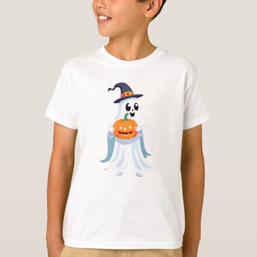 スポオクタキュラーハロウィーン幽霊 Tシャツ (正面)