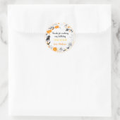 スポオクタキュラーハロウィーン誕生日サンキューユナイテッド ラウンドシール (バッグ)