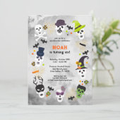 スポオクタキュラーハロウィーン誕生日招待状 招待状 (スタンド正面)