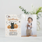 スポオクタキュラーハロウィーン誕生日招待状 招待状 (スタンド正面)