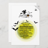 スポオクタキュラーフルムーンハローウィンパーティ 招待状 (正面/裏面)