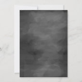 スポオクタキュラーブラックアンドホワイトハローウィンパーティ 招待状 (裏面)