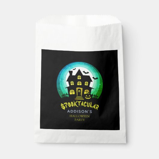 スポオクタキュラ不気味ーハウスハローウィンパーティ フェイバーバッグ (正面)