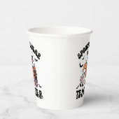 スポオクタキュラ先生ハロウィーン幽霊&カボチャ 紙コップ (右)