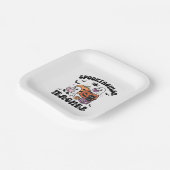 スポオクタキュラ先生幽霊ハロウィーン ペーパープレート (傾斜あり)