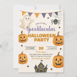 スポオクタクルハローウィンパーティ招待状 招待状