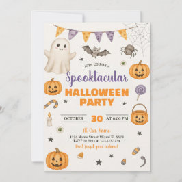 スポオクタクルハローウィンパーティ招待状 招待状