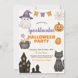スポオクタクルハローウィンパーティ招待状 招待状