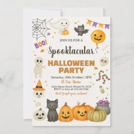 スポオクタクルハローウィンパーティ招待状 招待状