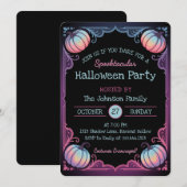 スポオクタクルハローウィンパーティ招待状 招待状 (正面/裏面)