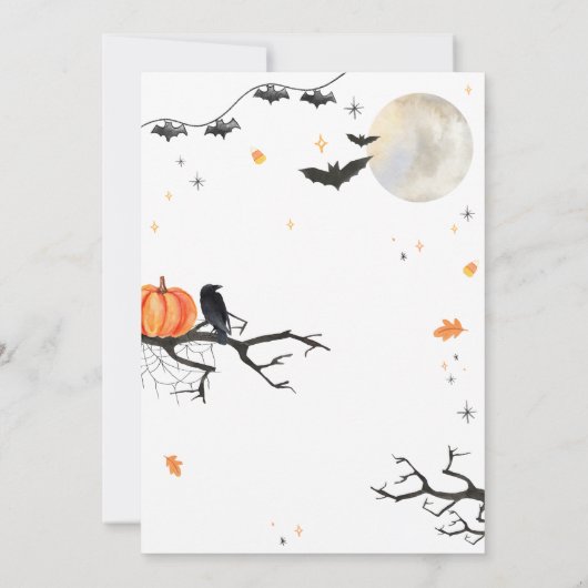 スポオクタクル幽霊ハローウィンパーティ 招待状 (裏面)