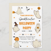 スポオクタクル幽霊ハローウィンパーティ 招待状 (正面/裏面)