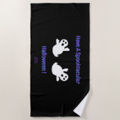 スポオクタク幽霊たちビーチタオル ビーチタオル (正面)