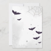 スポオクタク幽霊ハローウィンパーティ招待状 招待状 (裏面)